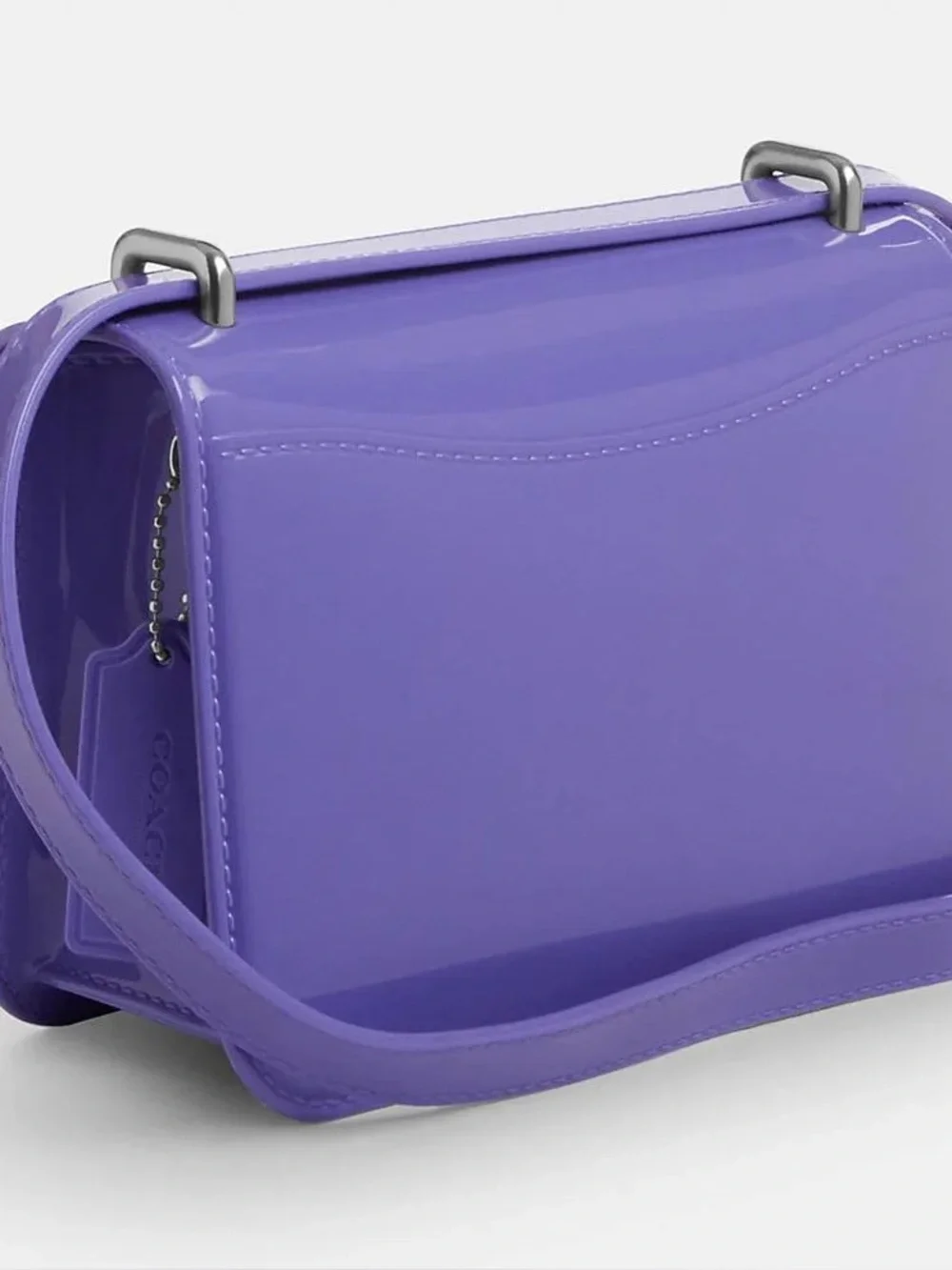 Coach Jelly Morgan NWOT Bag Bright Grape Purple CH748 Rare Crossbody - Picture 4 of 10